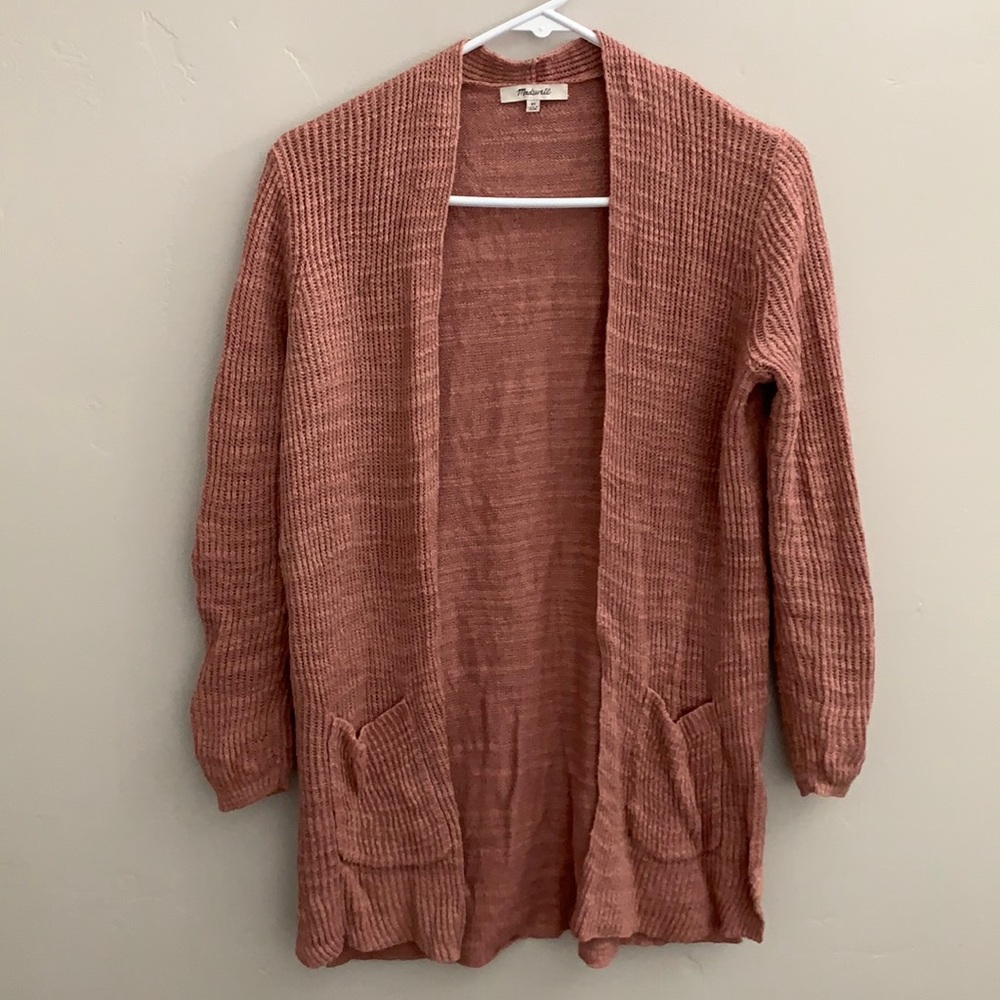 Madewell lightweight pink sweater